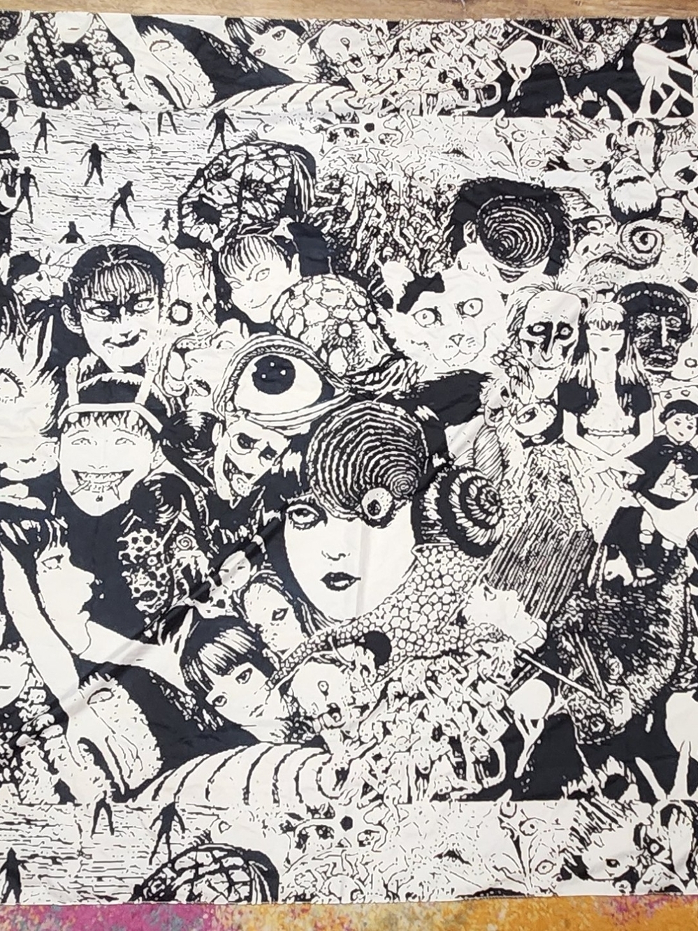 Junji Ito Black and White Surreal Art Print - Unbranded